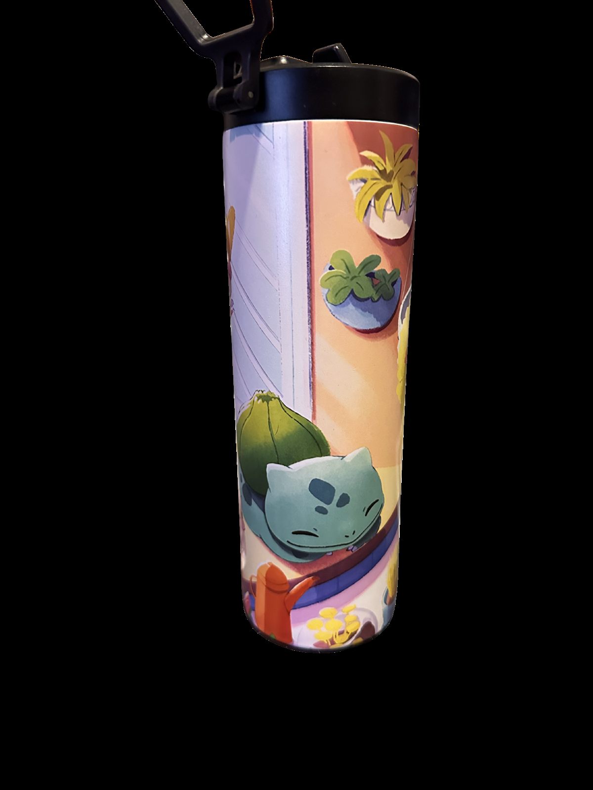 Custom Bulbasaur water bottle